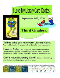 When a patron requests the issuance of a card, they will be required to complete the information on the indiana state library card registration form, state form 44689, and provide a picture id. I Love My Library Card Mcminnville Oregon