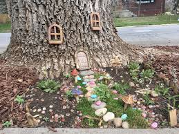 Sorry, we're unable to determine your location. Fairy Garden With Moss Glow In The Dark Rocks Glass Stones Bark Fence Pebble Path Succulents Ceramic Mushrooms Tree Fairy Garden Yard Design Moss Garden