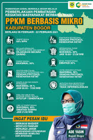 Selasa, 9 februari 2021 18:50. Pemkab Bogor Perpanjang Ppkm Berbasis Mikro Hingga 22 Februari 2021 Kabarindoraya