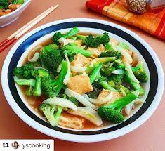 Brokoli Egg Tofu Vegetable Recipes Traditional Food Food