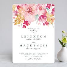 This beautiful east coast spring garden wedding is looking to be the perfect inspiration to incorporate all of the pastel spring. Spring Garden Wedding Invitations By Grace Kreinbrink Minted