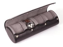 Make it unique and personalize it. Watch Box Travel Watch Case For 4 Watches Black Leather Open Meteor Carapaz Watch Case Watches Watch Box