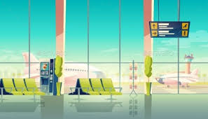Vector Airport Hall Anime Backgrounds Wallpapers Anime Background Anime Scenery Wallpaper