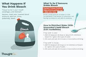 How Drinking Bleach Can Kill You