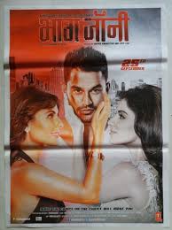 Bhaag Johnny Bollywood Cinema Poster Blackmailed into murdering, a casanova is presented with the opportunity of living two lives. bollywood cinema poster