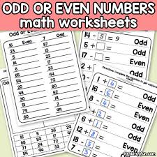 There are some math problems that your child can't solve on their own,… continue reading →. Odd And Even Numbers Worksheets Itsybitsyfun Com