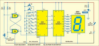 Digital Counter Project Detailed Circuit Diagram Available Electronics Basics Electronics For You Digital
