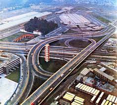Toma Aerea Del Sur De La Ciudad Captada A La Altura De La Calzada De Tlalpan La Calzada Taxquena Y Miguel Angel De Ciudad De Mexico Mexico Historia De Mexico
