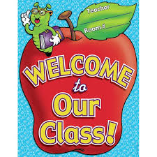 Chart Welcome To Our Class Poster