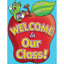 chart welcome to our class poster