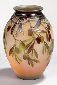 Emile Galle Vase Art Du Verre Verre Art Deco
