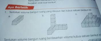 Volume sebuah kubus adalah ruangan berbentuk kubus, sedangkan besaran volume kubus adalah besaran yang menunjukkan seberapa besar ruang kubus satuan volume benda adalah (satuan panjang)3 dibaca satuan panjang kubik misalnya cm3, (centimeter kubik), m3 (meter kubik), in3 (inchi. Tetukan Volume Bangun Ruang Yang Disusun Dari Kubus Satuan Berikut Ini Brainly Co Id