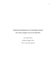 Crea buenos nombres para juegos, perfiles, marcas o redes sociales. Pdf From The Experimental To Experimentalism Jessica Pujol Duran Academia Edu