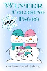 Winter coloring pages are a great way to get kids (and adults) excited for the winter season. Free Winter Coloring Pages For All Ages Blessed Beyond A Doubt Coloring Pages Winter Preschool Love Coloring Pages