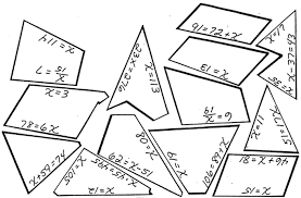 Linear Equation Puzzles One Step Equations High School Math Equations