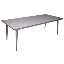 Toulond 8table Dining Table Aluminum Table Tempered Glass Table Top