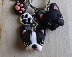 Последние твиты от french bulldog (@frenchbullpuppy). White French Bulldog And Paw Footprint Keychain Etsy In 2021 Clay Keychain Polymer Clay Charms Paw Keychain