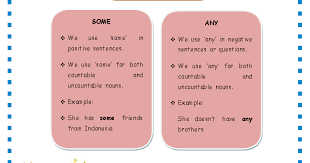 Perbedaannya terletak pada penerapannya dalam suatu kalimat. Inilah Perbedaan Some Few Any Several Various Dalam Bahasa Inggris