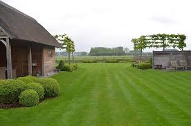 landelijke tuin tuin tuinprojecten houten accenten