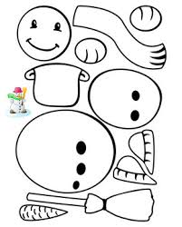 Diese finden sich auch in den. Schneemann Vorlage Zum Ausschneiden