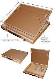 Homemade Portable Drawing Board Desk Pesquisa Google Portable Drafting Table Woodworking Drawing Desk