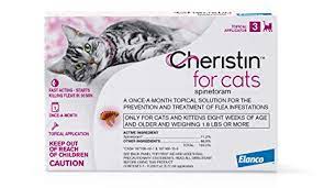 Cheristin For Cats Topical Liquid Flea Treatment 3 Treatments Walmart Com Walmart Com