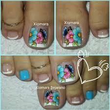 Aquí te dejamos los diseños de uñas de pies decoradas con flores mas originales que pueden existir, para que te atrevas a pintarte las uñas con el diseño que mas te guste. Disenos De Unas De Pies Basaru Club