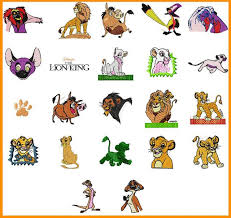 Disney Lion King 22 Designs Set Free Machine Embroidery Designs Download Disney Embroidery Machine Embroidery Designs Projects Machine Embroidery Projects