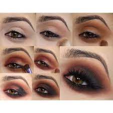 Smokey Brown And Black Look Dumanli Goz Makyaji Goz Fari Goz Makyaji Rehberleri