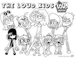 The loud house is a tv series produced by nickelodeon animation studio. Printable Loud House Coloring Pages Coloring Home