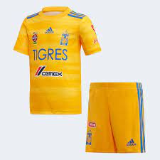 Estos son los uniformes utilizados por los jaguares del 2010 al 2017. Adidas Mini Uniforme Titular Tigres Uanl Nino Unisex Amarillo Adidas Mexico