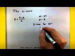 This Video Is About Finding The Z Score It Helps You Understand How To Find It And What It Means Statistics Math Ap Statistics Fun Education