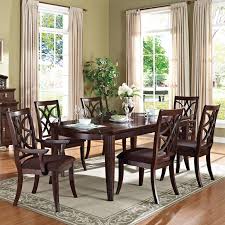 The average price for transitional dining chairs ranges from $50 to $2,000. Acme Furniture Keenan Transitional 7 Piece Dining Set Rooms For Less Dining 7 Or More Piece Sets
