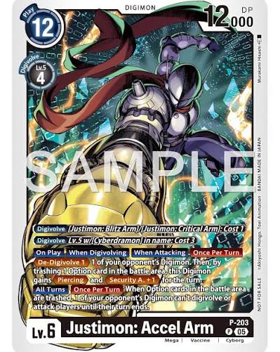 Justimon: Accel Arm (Store Tournament 2025 Vol.4 Participation Pack)