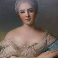 Madame Marie-Louise-Therese-Victoire de France, The Water, by Jean-Marc  Nattier, detail, 1751, oil