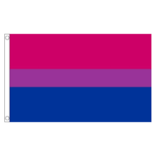 This is a color wheel of the bisexual pride flag colors. 5 Bisexual Pride Flag