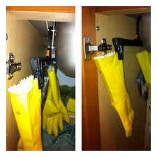 By clicking this button,you agree to our privacy policy. Hang Rubber Gloves Under The Sink To Dry On A Clothes Hanger Clothes Hanger Home Organization Hanger