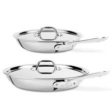All Clad D3 Nonstick Stainless Steel Fry Pan With Lid Bed Bath Beyond All Clad Stainless Stainless Steel