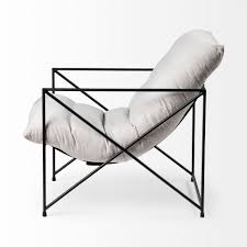 Gerard Black Metal Lounge Chair Fourth Home