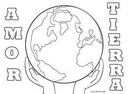 El tímido osito de la imagen sostiene un corazón en el que está escrito: Dibujos De Dia De La Tierra Para Colorear Paginas Para Imprimir Gratis