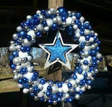 Pin By Star S On Dallas Cowboys Dallas Cowboys Wreath Dallas Cowboys Crafts Cowboys Wreath