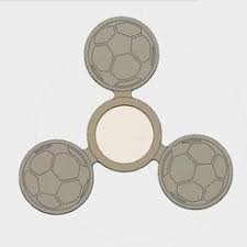 Free Soccer Hand Spinner Stl File Erikum Print A 3d Soccer Fidget Spinner Fidget Spinner Toys 3d Printing