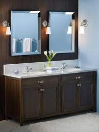 Coupled with the warm brown wooden floor and beams, this bathroom is a perfect representation of cool and warm while also being modern and rustic at the same time. 9 Bathroom Vanity Ideas Bathroom Colors Bathroom Design Trends Blue Bathroom