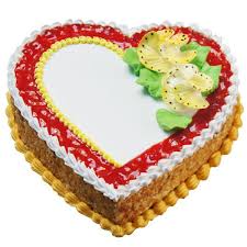 Birthday Cake Heart Shaped Butterscotch Cake Heart Shape Butterscotch Cake Is Decorated With Flowers Shape And We Will Write Your Own Message On The Cake In Butterscotch Cake Jelly Cake Order Cakes Online