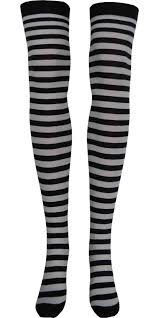 Black And White Striped Knee High Socks Stripe Opaque Thigh High Socks In Black And White Poppysocks Thigh High Socks Striped Thigh High Socks Black And White Socks