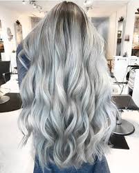 299 Me Gusta 6 Comentarios Fanola Professional Usa Fanola En Instagram Mermaid Hair By Abbeybrookee And Jo Grey Hair Wig Silver Blonde Wig Hairstyles