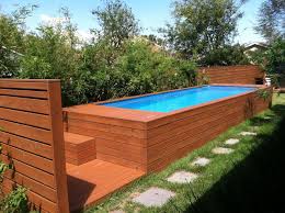 This Diy Dumpster Pool Is Much Classier Than You Think Backyard Pool Dumpster Pool Small Swimming Pools