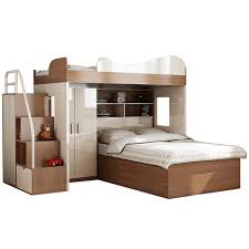 The bed features a comfortable sleeping space and a practical ladder. Cbmmart Children Mdf Bunk Bed With Wardrobe Desk Storage Stairs Slide Mattress Bedroom Sets Aliexpress