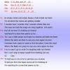 And in ahigh eseas or f#mlow c#7.seas, di'm gonna be your c#friend; 1