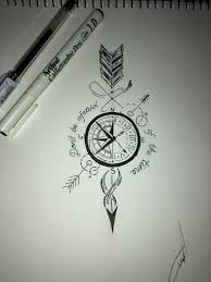 Record compass bearings, distances and magnetic declination or variation for single or multiple map routes. Feminine Vintage Compass Tattoo Novocom Top